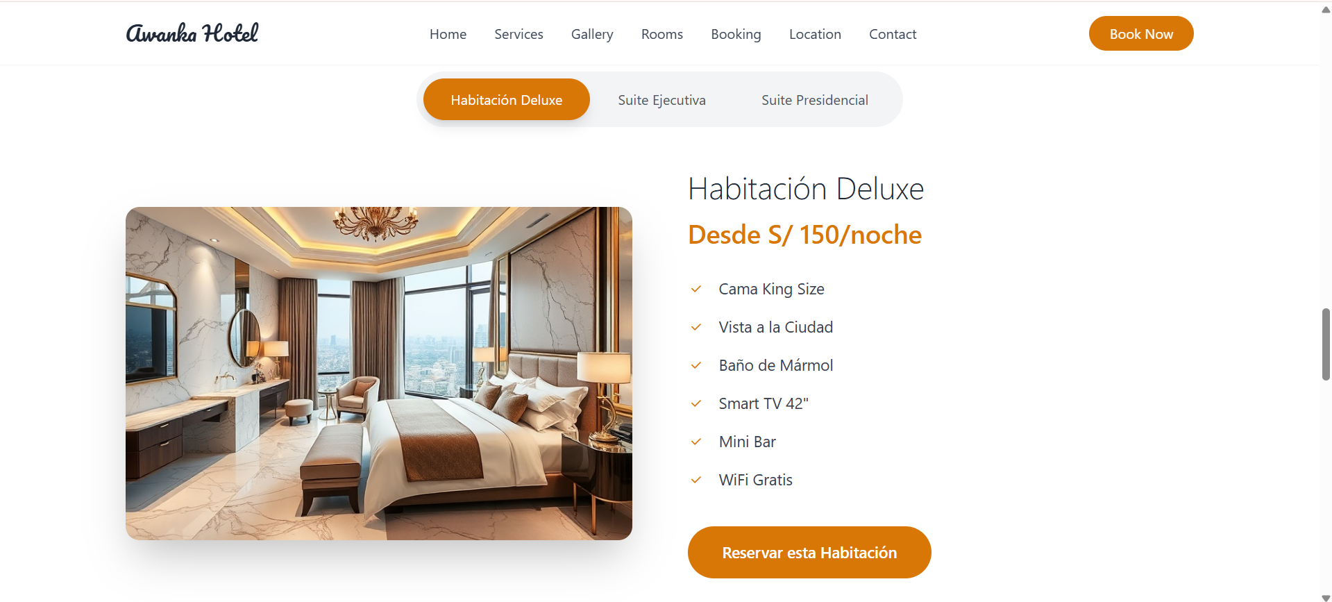 Hotel Website 3